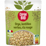 Céréal bio Orge lentilles verte et riz rouge - 220g