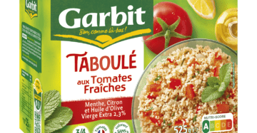 Garbit Taboulé aux tomates fraîches menthe citron huile d'olive vierge 525g