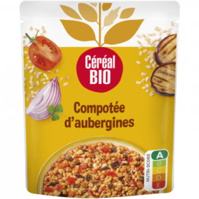 Céréal Bio  Compotée d'Aubergines - 250g