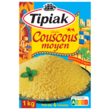 Couscous Tipiak - Grain moyen Prêt en 4 min - 1kg