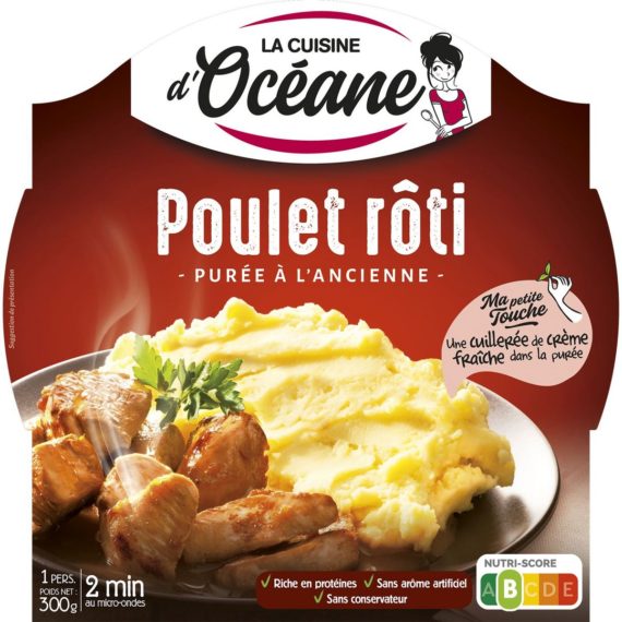 La Cuisine D'océane Poulet rôti et purée à l'ancienne