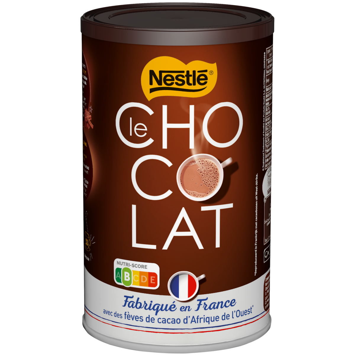  Le chocolat en poudre Nestlé aux fèves de cacao d'Afrique de l'Ouest - 500g