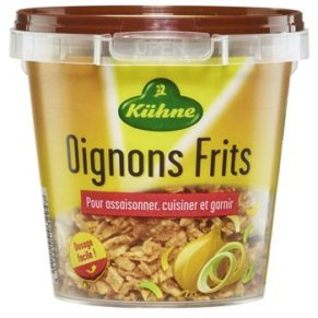 Oignons frits snack Kühne Boîte - 100g