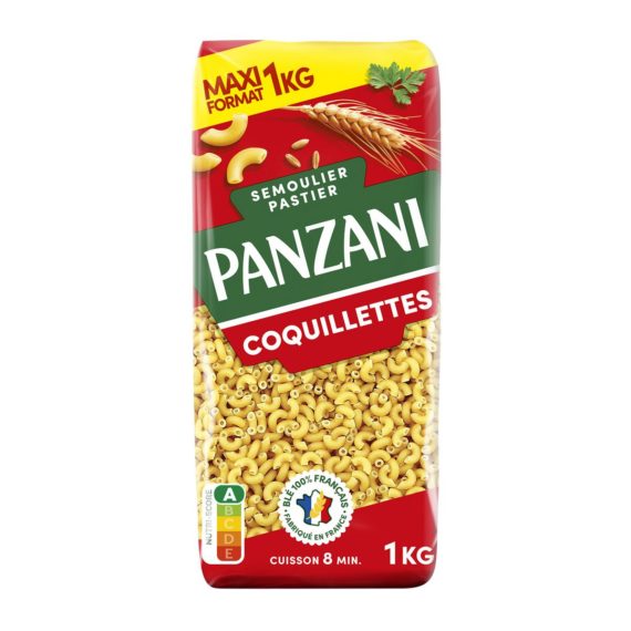 Pâtes Coquillettes Panzani - 1kg