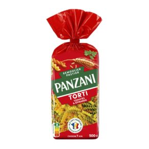 Pâtes Torti Panzani Tomate Épinard - 500g