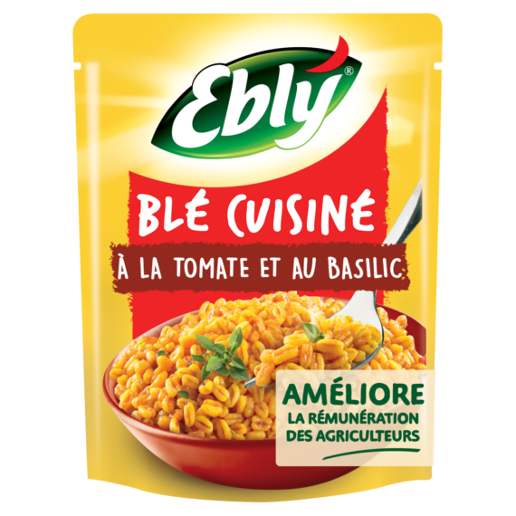 Plat cuisiné 2mn Ebly Tomate basilic - 220g