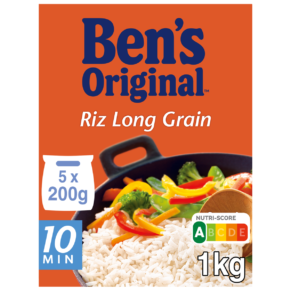Riz long grain Uncle Ben's Sachets cuisson 10min - 5x200g