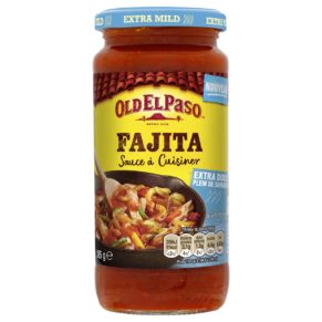Sauce à cuisiner pour fajitas Old El Paso extra doux - 395g