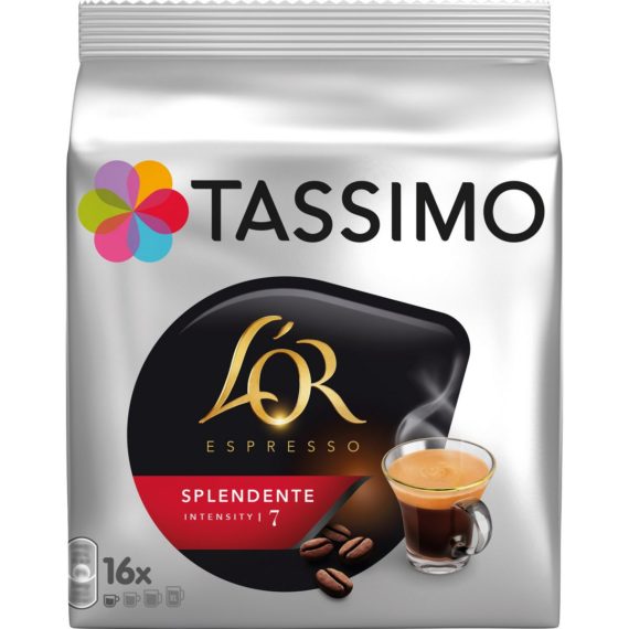 Dosettes de café L'Or espresso splendente 16 dosettes