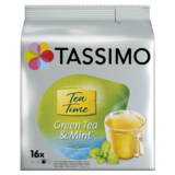 Thé Dosettes Tassimo Tea Time Thé Vert à la Menthe x16 - 40g