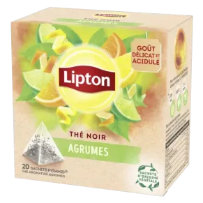 Thé vert menthe intense LIPTON : la boite de 20 sachets - 32 g à