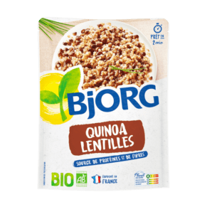 Bjorg Quinoa lentilles bio Veggie en poche 1 à 2 personnes - 250g