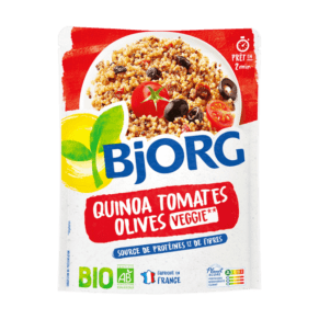 Bjorg Quinoa tomates olives bio veggie en poche 1 à 2 personnes - 250g