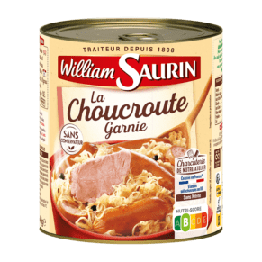 Choucroute William Saurin Au vin blanc - 800g