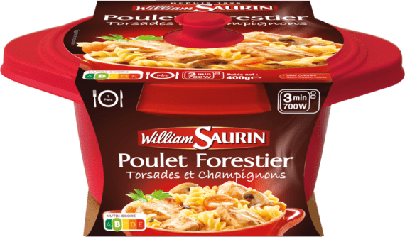 Cocotte William Saurin Poulet sauce forestière - 400g