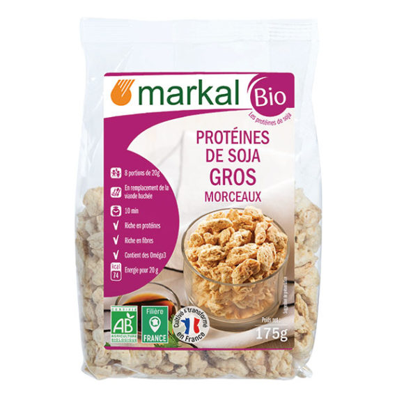 Protéines soja gros Markal - 175g