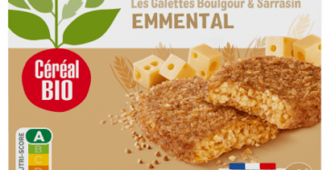 Galette carrée Céréal Bio Blé emmental - 200g