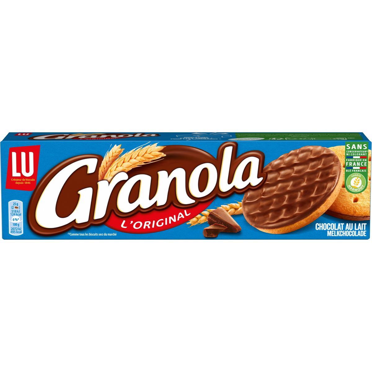 Biscuits Granola au chocolat au lait - 200g