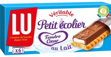Biscuits Petit Écolier Lu Chocolat tendre - 120g