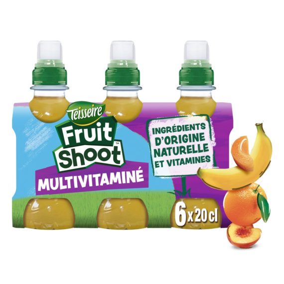 Boisson Fruit shoot Teisseire Multivaminé  - 6x20cl