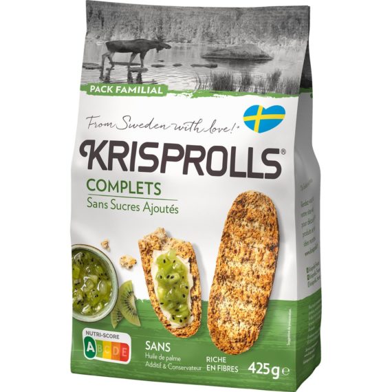 Petits pains grillés Krisprolls Complet sans sucre ajoutés - 425g