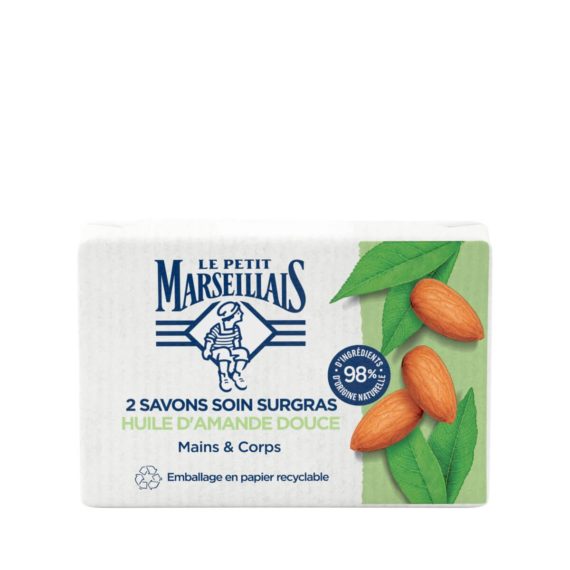 Savon Le Petit Marseillais amande douce - 2x100g