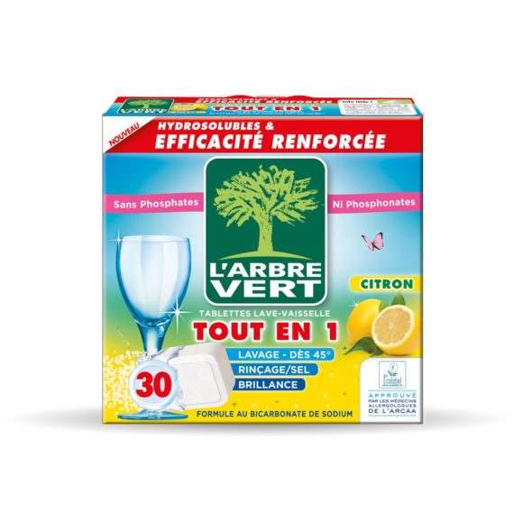 Tablettes lave-vaisselle L'arbre vert - x30 - 547g