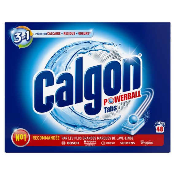 Tablettes lave-linge Calgon Anti-calcaire - x48