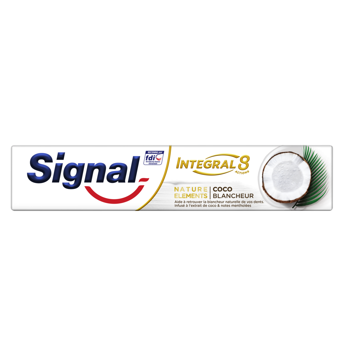 Dentifrice Blancheur Signal Nature Elements Coco 75ml