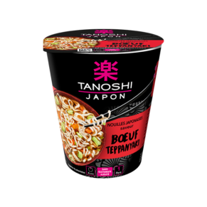 Tanoshi Nouilles cup Bœuf Teppanyaki - 65g