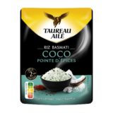 Taureau ailé riz basmati coco pointe d'épices prêt en 2min - 250g