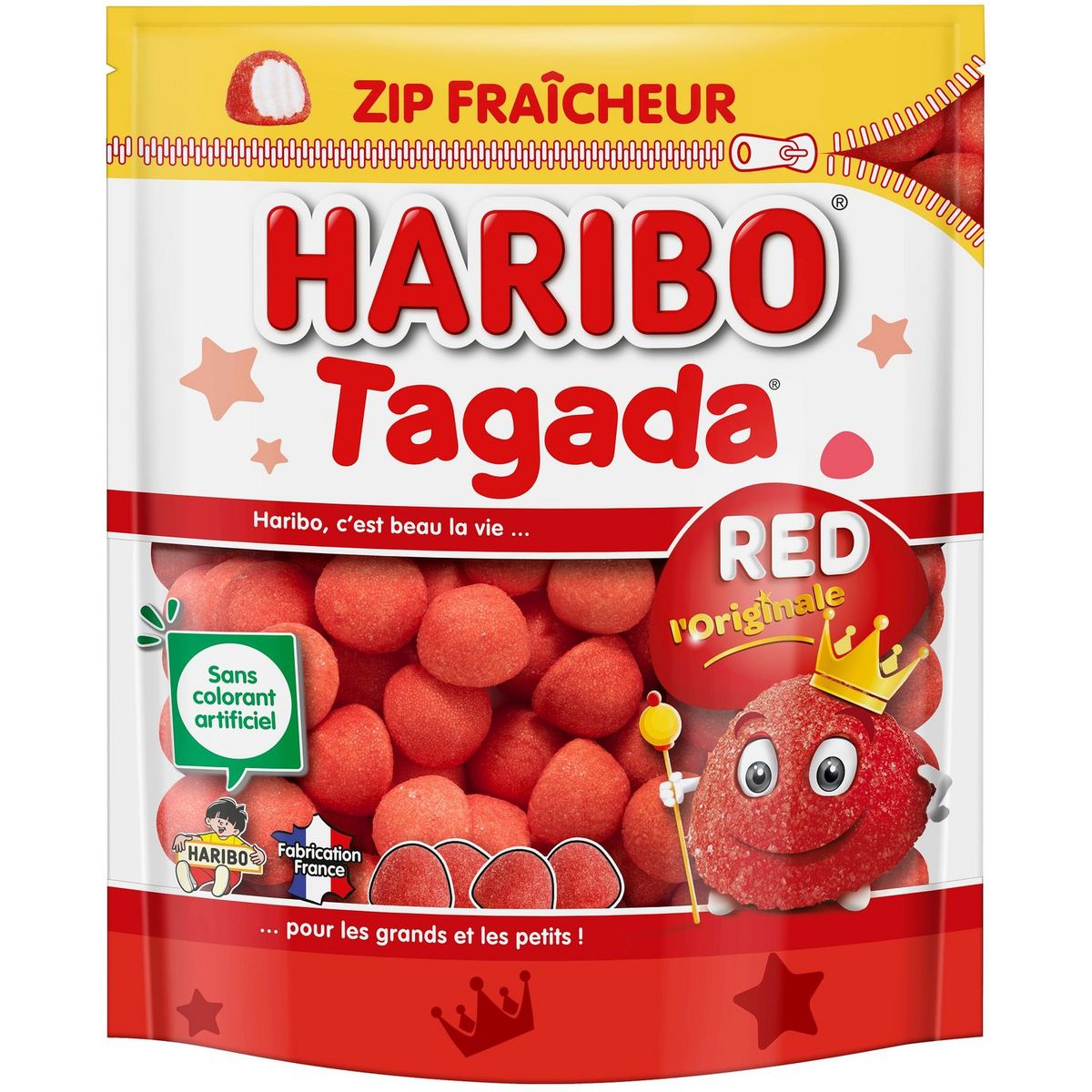 Bonbons Haribo Tagada zip zip - 220g