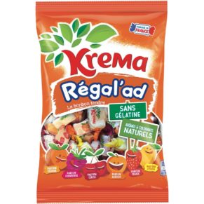 Bonbons Kréma Régal'ad Assortiment Fruits - 360g