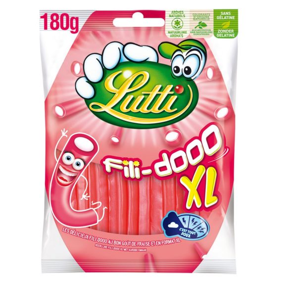 Bonbons Lutti Fili Dooo XL Fraise - 180g