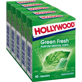 Chewing-gum Hollywood Menthe verte - 70g