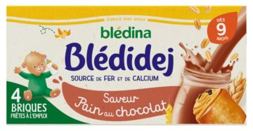 Lait Blédidej 9 mois Saveur Pain au Chocolat – 4x250ml