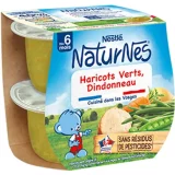 NaturNes Nestlé Haricots Dindonneau 6 mois - 2x200g