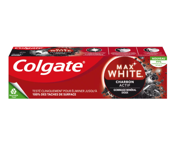 Dentifrice Colgate Max White Charbon - 75ml