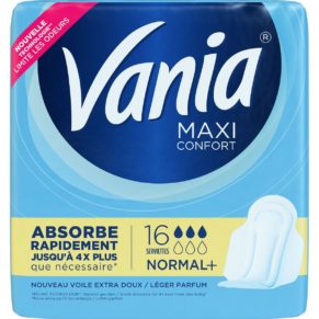 Serviette Hygiénique Vania Maxi confort normal plus - x16