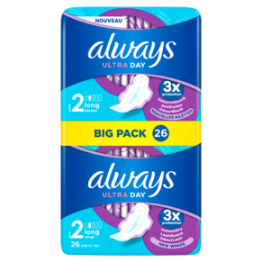 Serviettes hygiéniques Always Ultra Long T2 - x26