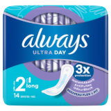 Serviettes hygiéniques Always Ultra jour - Long - x14