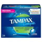 Tampon Tampax Compak Avec applicateur - Super - x24