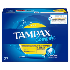 Tampons Tampax Compak Régulier - x27