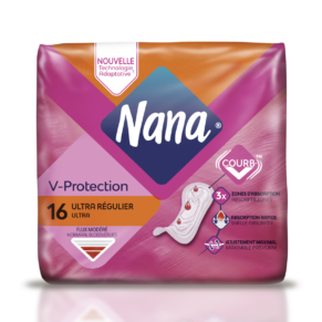 Serviettes hygiéniques Nana Ultra - Régulier- x16