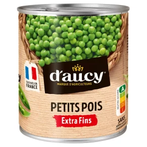 Petits pois d'Aucy À l'étuvée - Extra fins - 560g