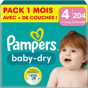 Couches Baby Dry Pampers Taille 4 – x204