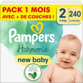 Couches Bébé Harmonie Pampers T2 – x240