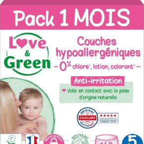 Couches Bébé Love & Green Taille 5 – x160