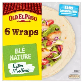 Wraps nature Old El Paso x6 - 350g