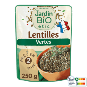 Jardin Bio étic Lentilles vertes - 250g